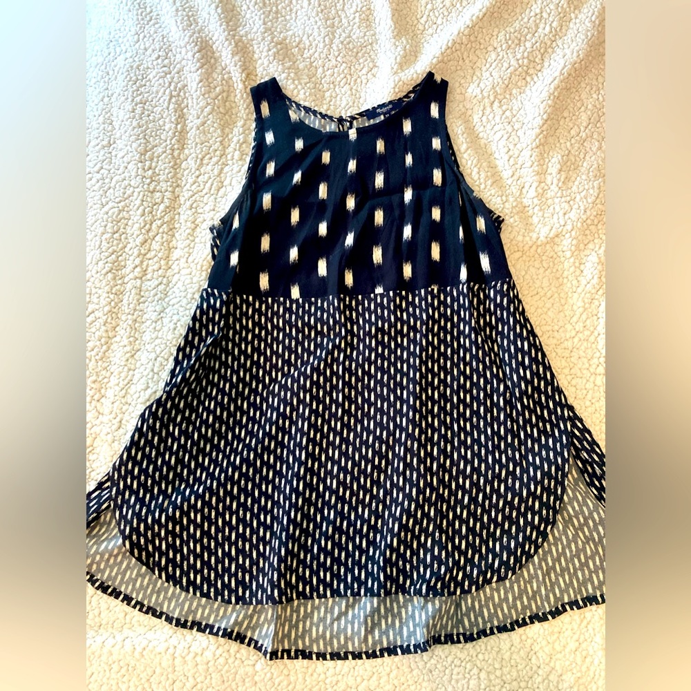 Madewell Envelope Side Split Blouse Sleeveless Tank Size XSmall